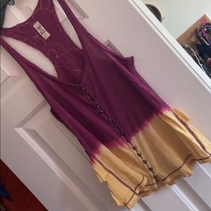 Free People ombré tank sz Small